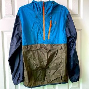 WOODS - Lightweight, Packable Windbreaker -  folds into attached pocket.